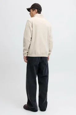 Jack & Jones Fleecetrøje jjeSoho Half Zip Fleece SN Moonbeam Sale