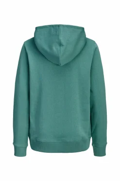 Jack & Jones Hættetrøje jjCollege Logo Mineral blue Outlet
