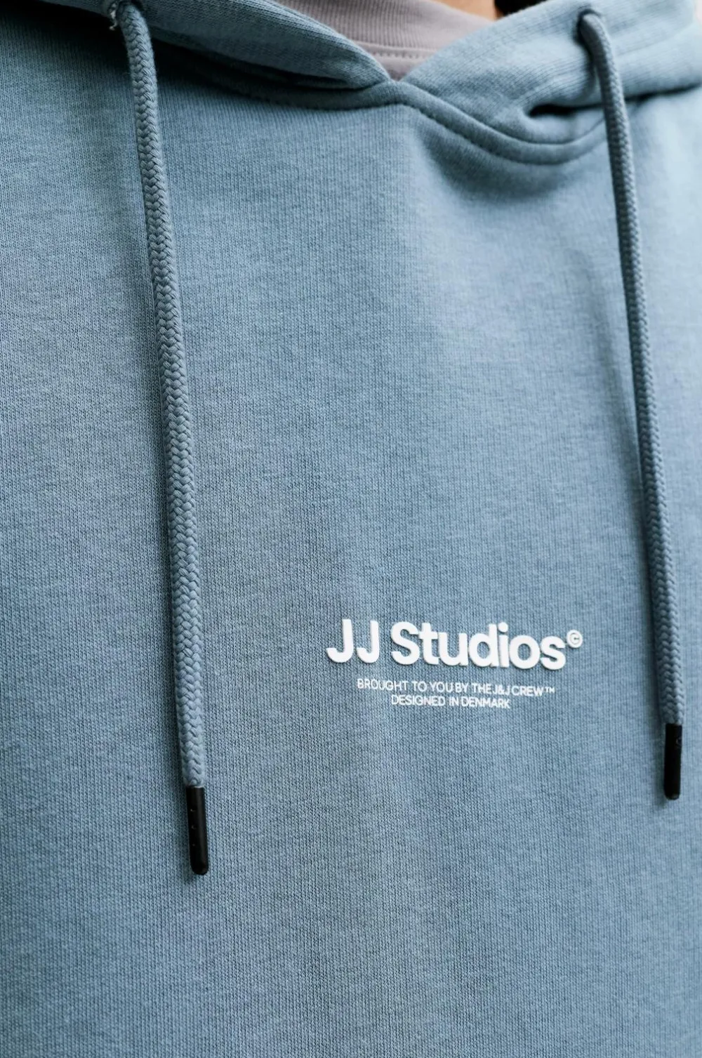 Jack & Jones Sweatshirts & Hoodies>Hættetrøje jjeSoho Sweat Hood Blue mirage