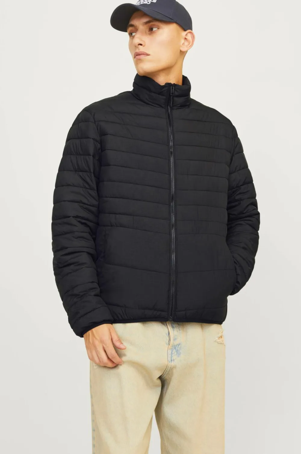 Jack & Jones Jakker & Frakker>Jakke jjeState Packable Puffer Collar Black