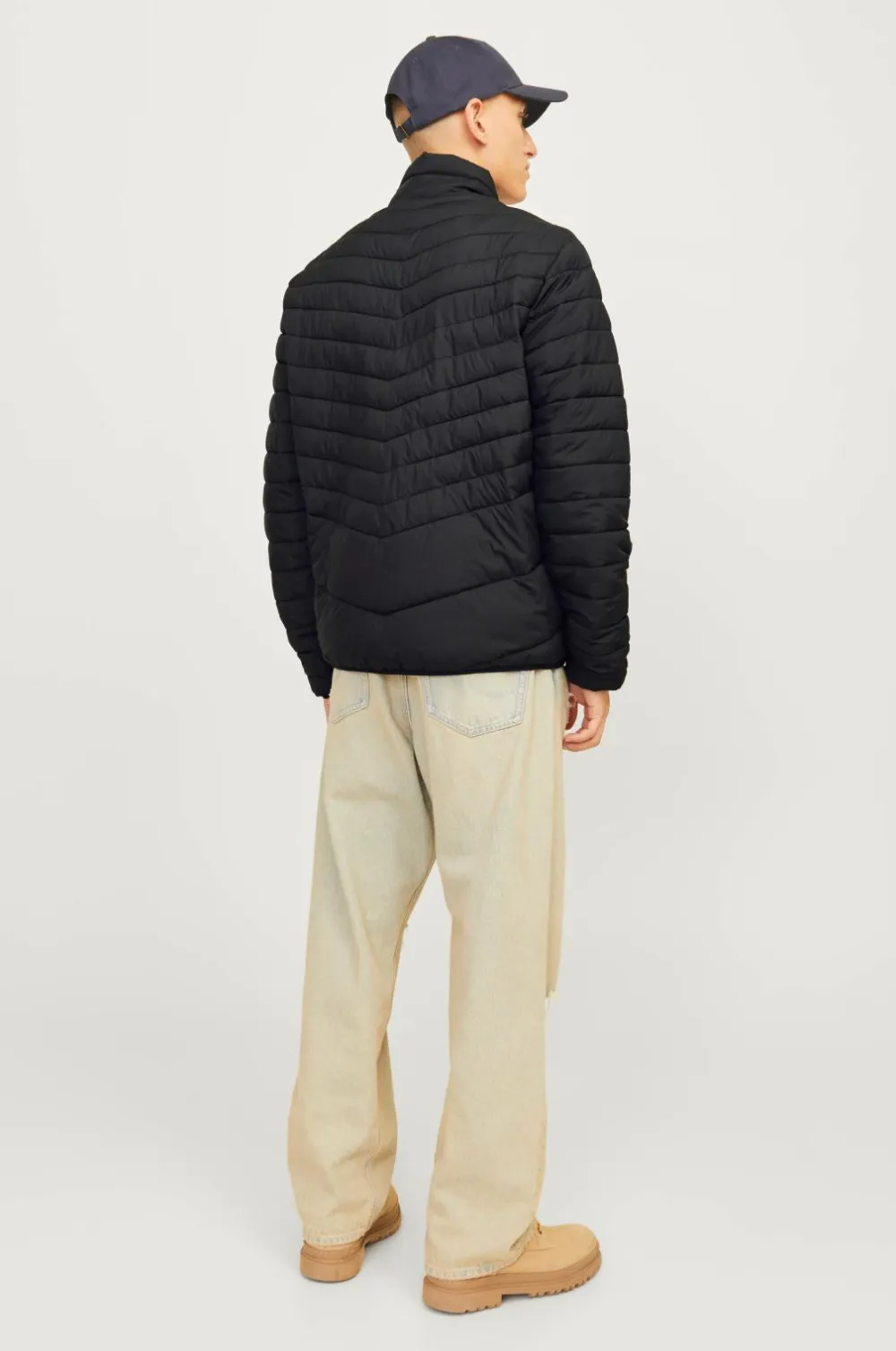 Jack & Jones Jakker & Frakker>Jakke jjeState Packable Puffer Collar Black