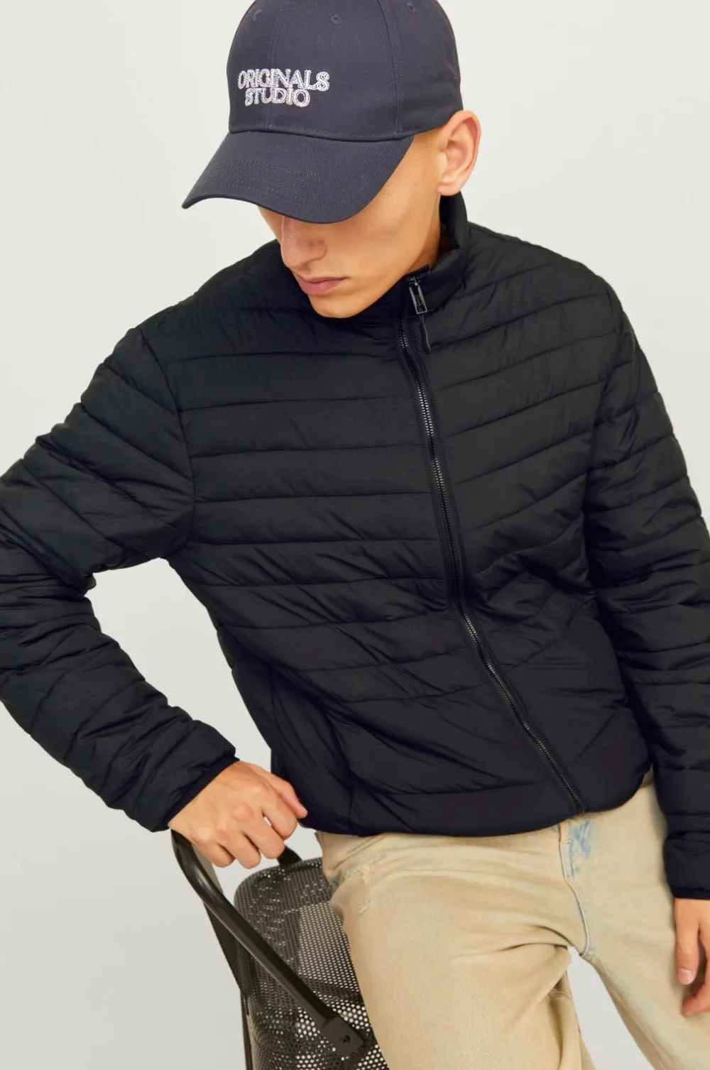Jack & Jones Jakker & Frakker>Jakke jjeState Packable Puffer Collar Black