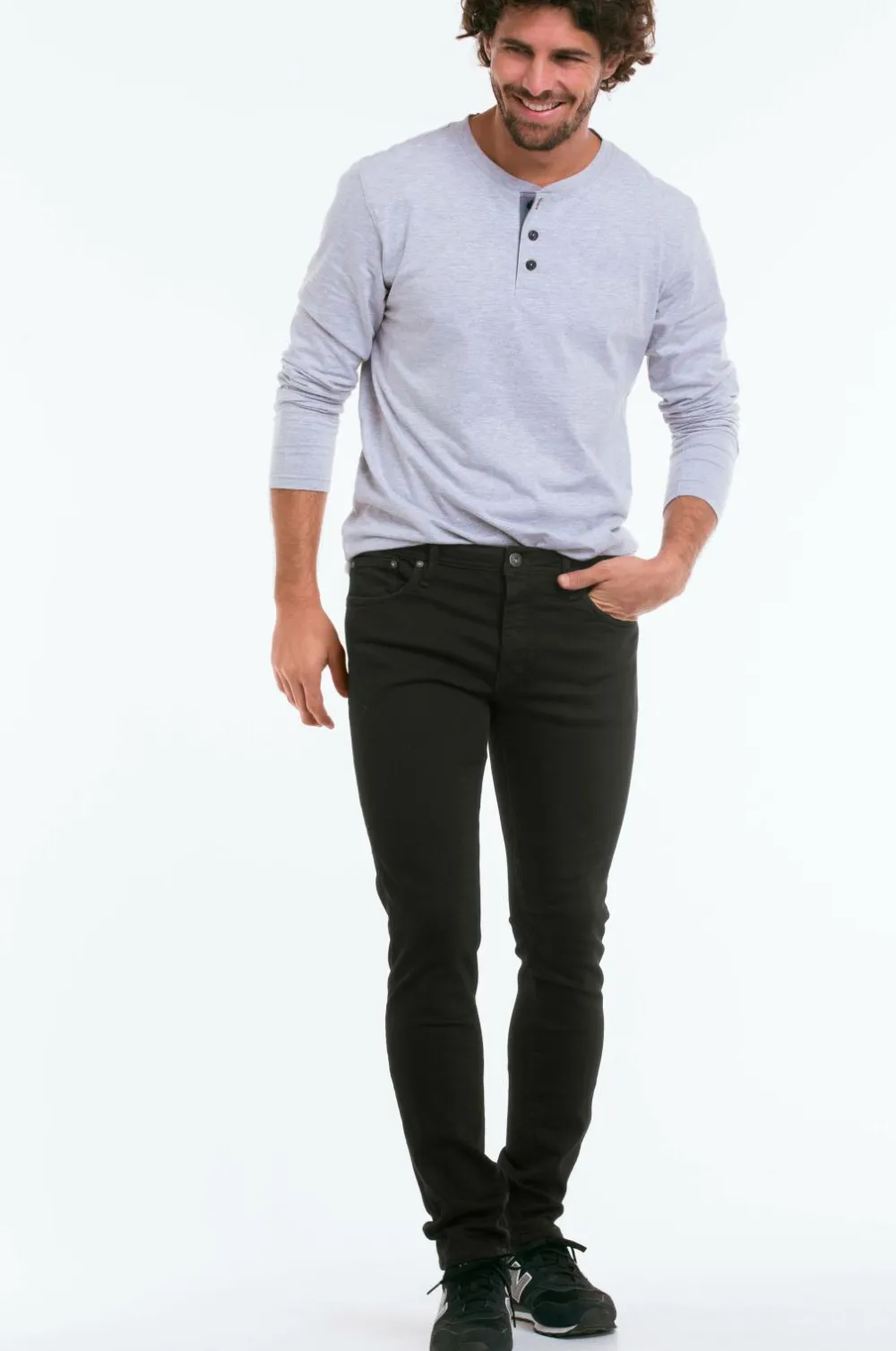 Jack & Jones Jeans>Jeans Glenn Felix Am 046, slim fit Sort