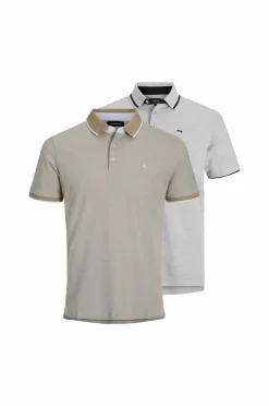 Jack & Jones Poloshirt jjePaulos Polo 2-pak Crockery Sale