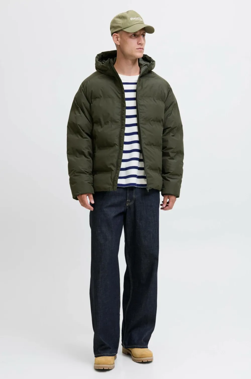 Jack & Jones Jakker & Frakker>Pufferjakke jjeSoho Puffer Hood SN Rosin
