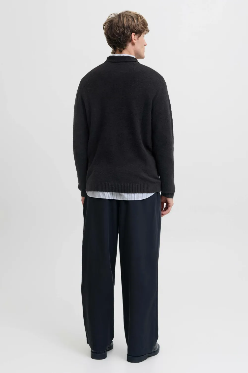 Jack & Jones Trøjer>Pullover jprblaMaverick Knit Pack BF LN Black