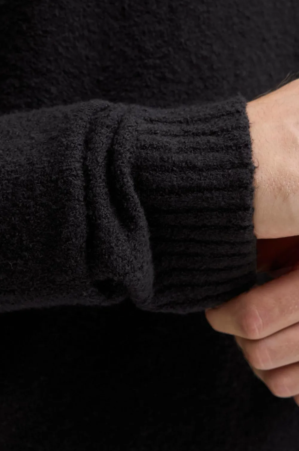 Jack & Jones Trøjer>Pullover jprblaMaverick Knit Pack BF LN Black