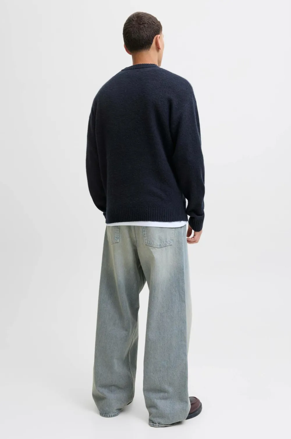 Jack & Jones Trøjer>Pullover jjeSoho Ollie Knit Crew Neck SN Sky captain
