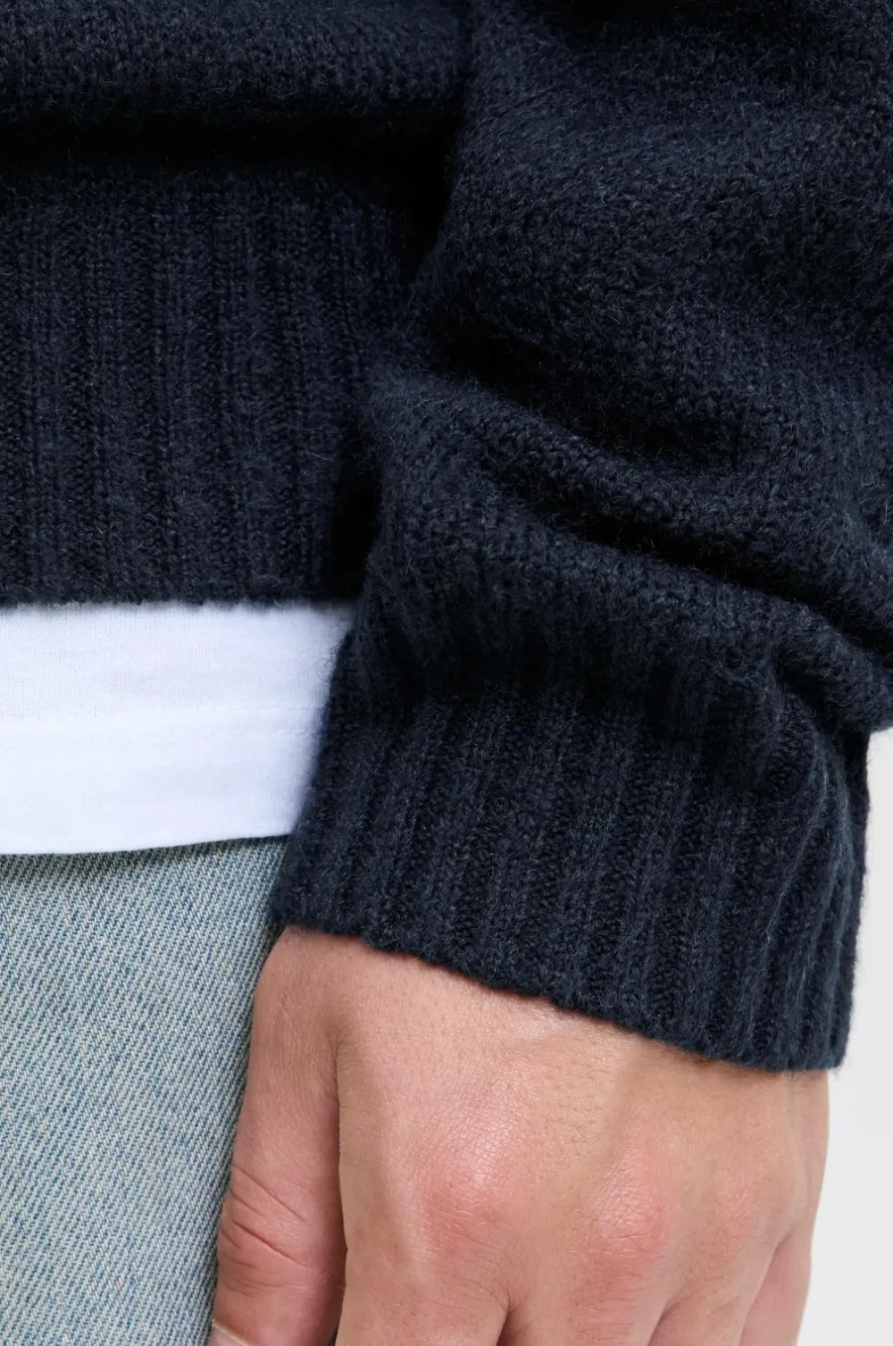 Jack & Jones Trøjer>Pullover jjeSoho Ollie Knit Crew Neck SN Sky captain