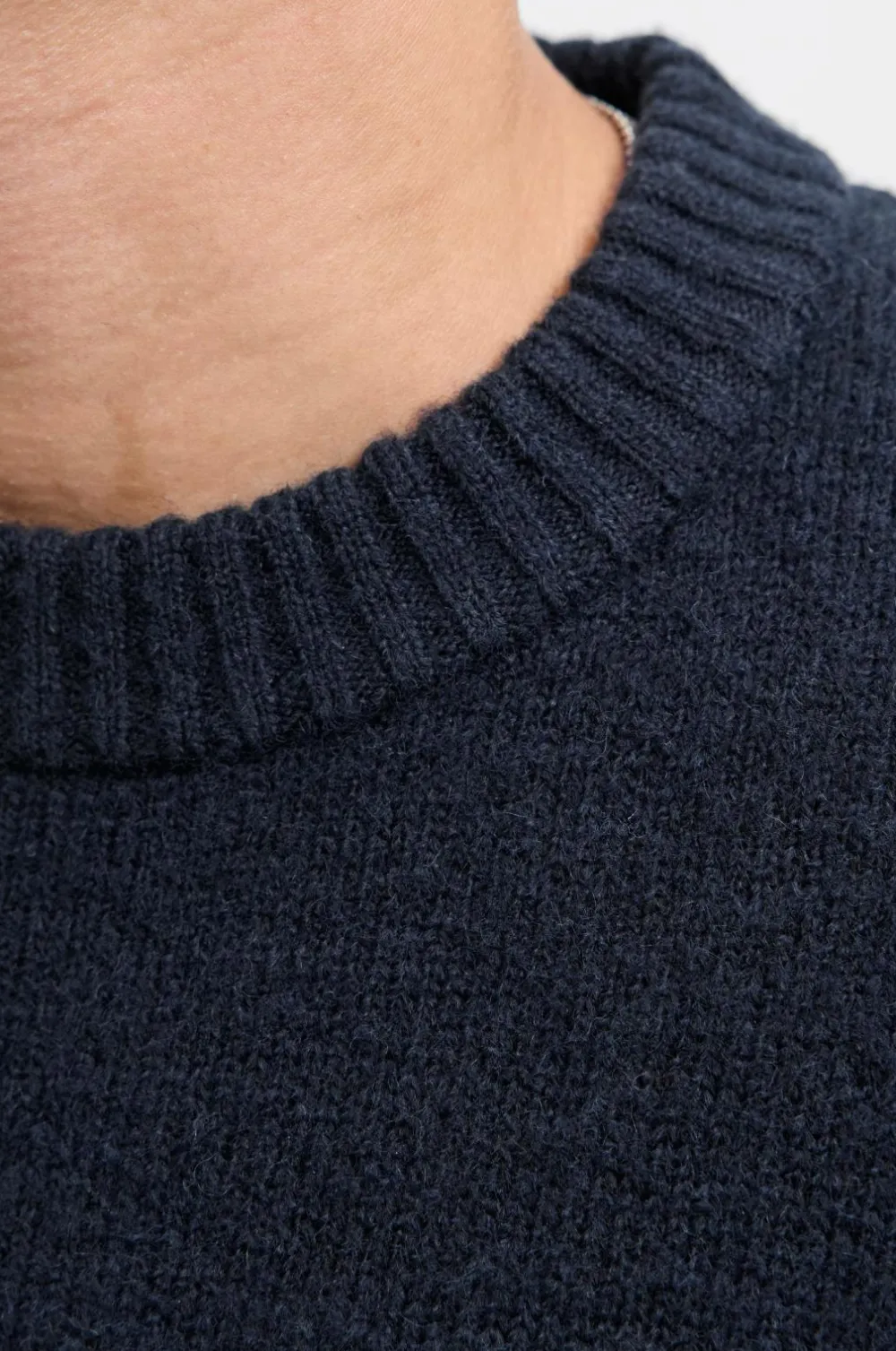 Jack & Jones Trøjer>Pullover jjeSoho Ollie Knit Crew Neck SN Sky captain
