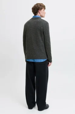 Jack & Jones Pullover jprBlulambswool Knit Crew Neck Black Discount