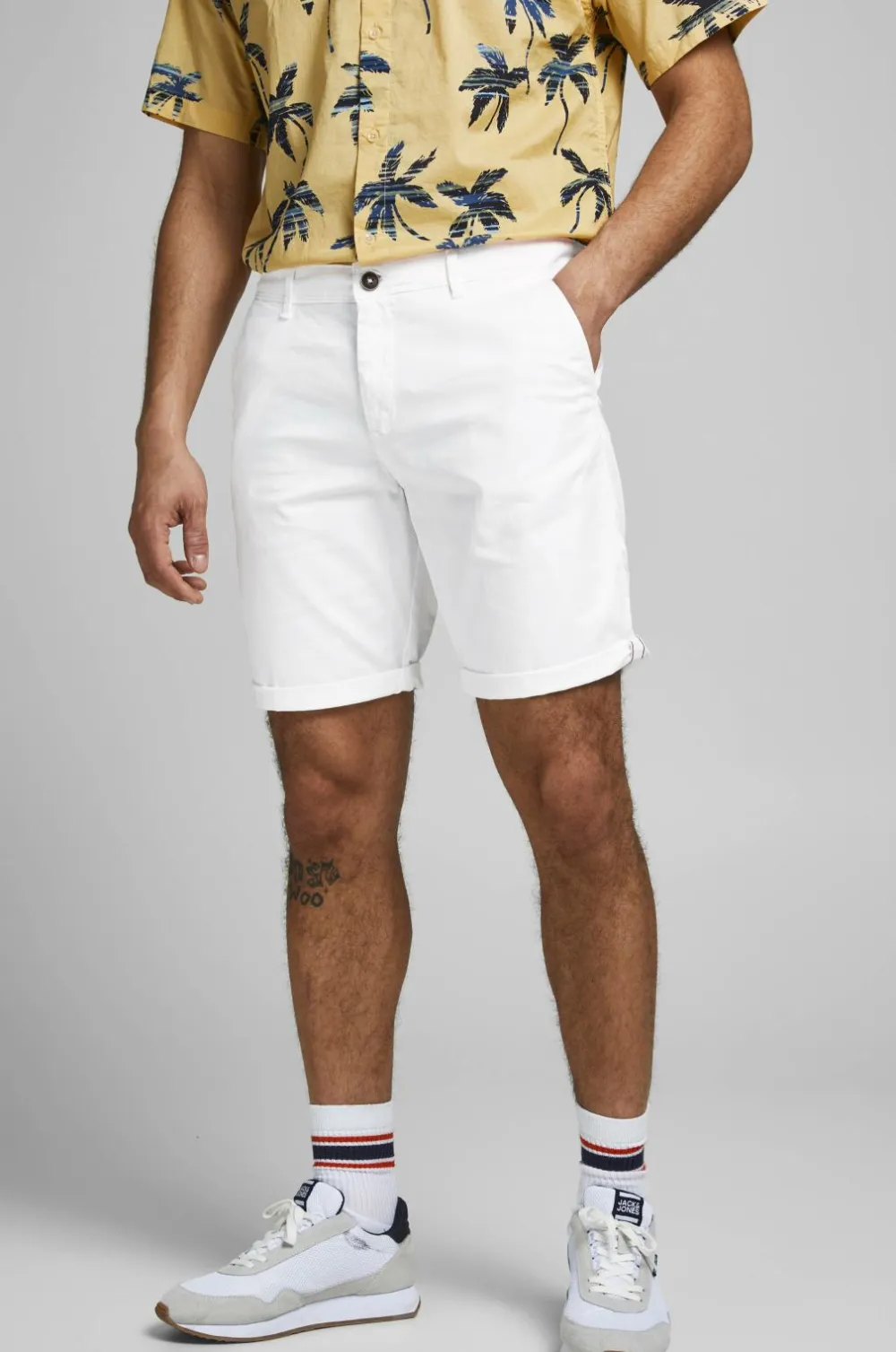 Jack & Jones Shorts>Shorts jjiBowie jjShorts Solid SA Sts White