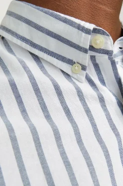 Jack & Jones Skjorte jjeOxford Shirt LS Ensign blue Discount
