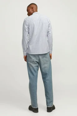Jack & Jones Skjorte jjeOxford Shirt LS Ensign blue Discount