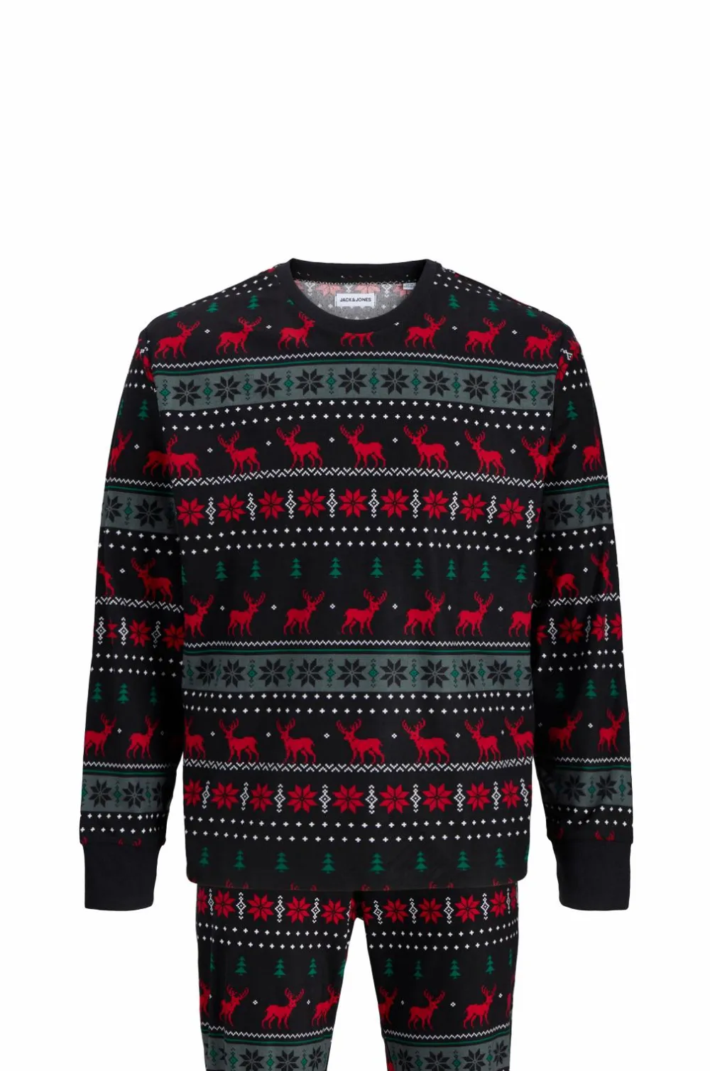 Jack & Jones Bukser|Sweatshirts & Hoodies>Sæt jacTristan Printed Lounge Set W Black