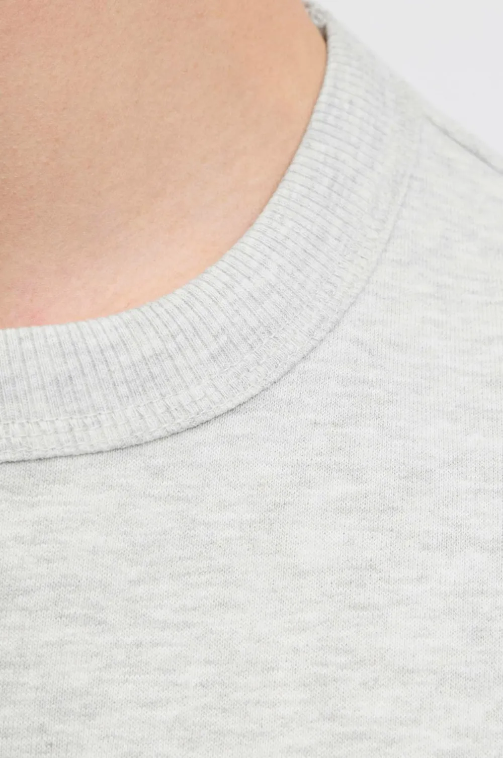 Jack & Jones Sweatshirt jorNorrebro Emb Sweat Crew White melange New