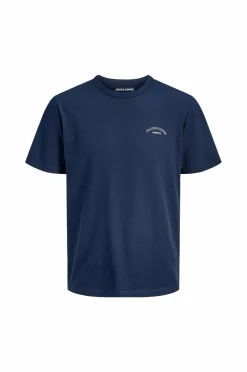 Jack & Jones T-Shirts & Tanktoppe>T-shirt jjcCollege Logo Tee SS Crew Neck Pls Navy blazer
