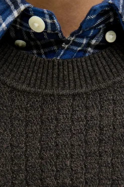 Jack & Jones Junior Pullover jprBlubarkley Knit Crew Neck Jnr Chocolate brown Sale