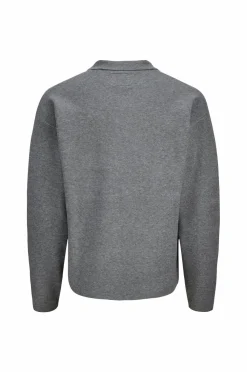 Jack & Jones Junior Pullover jprBlabradfort Knit Polo LN Jnr Medium grey melange Best