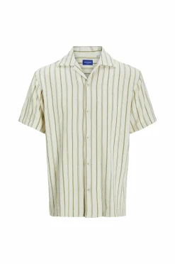 Jack & Jones Junior Skjorte jorCoba Stripe Resort Shirt SS Jnr Cedar Best