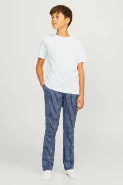 Jack & Jones Junior Sæt jacBasic Tee And Woven Pants Giftb Jnr White Sale
