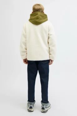 Jack & Jones Junior Teddyjakke jorNorrebro Teddy Jacket Jnr Cloud dancer New