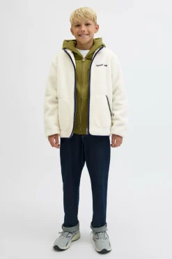 Jack & Jones Junior Teddyjakke jorNorrebro Teddy Jacket Jnr Cloud dancer New