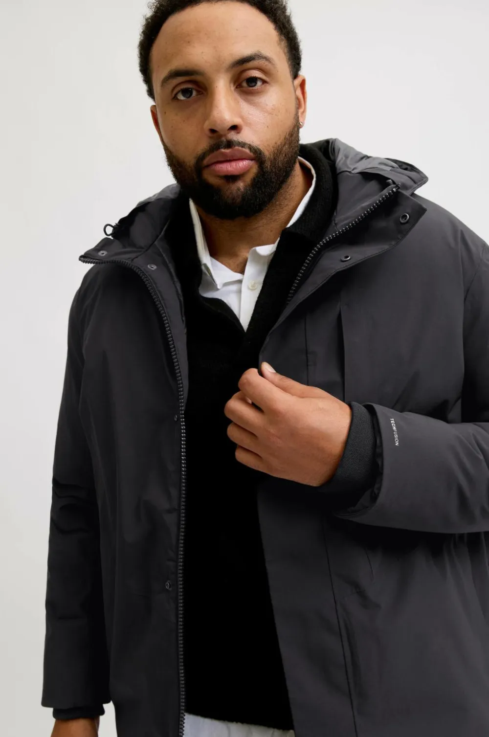 Jack & Jones Regntøj>Plus Parka jjeKeen Black