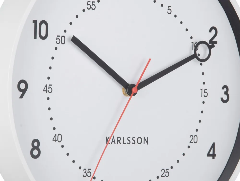 Karlsson Vægure>Vægur Fresco White