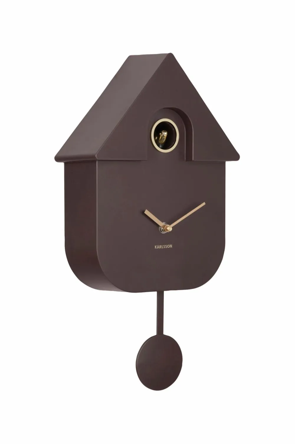 Karlsson Vægur Modern Cuckoo Oro Jordbrun Hot