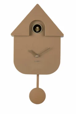 Karlsson Vægur Modern Cuckoo Oro Mokka brun New