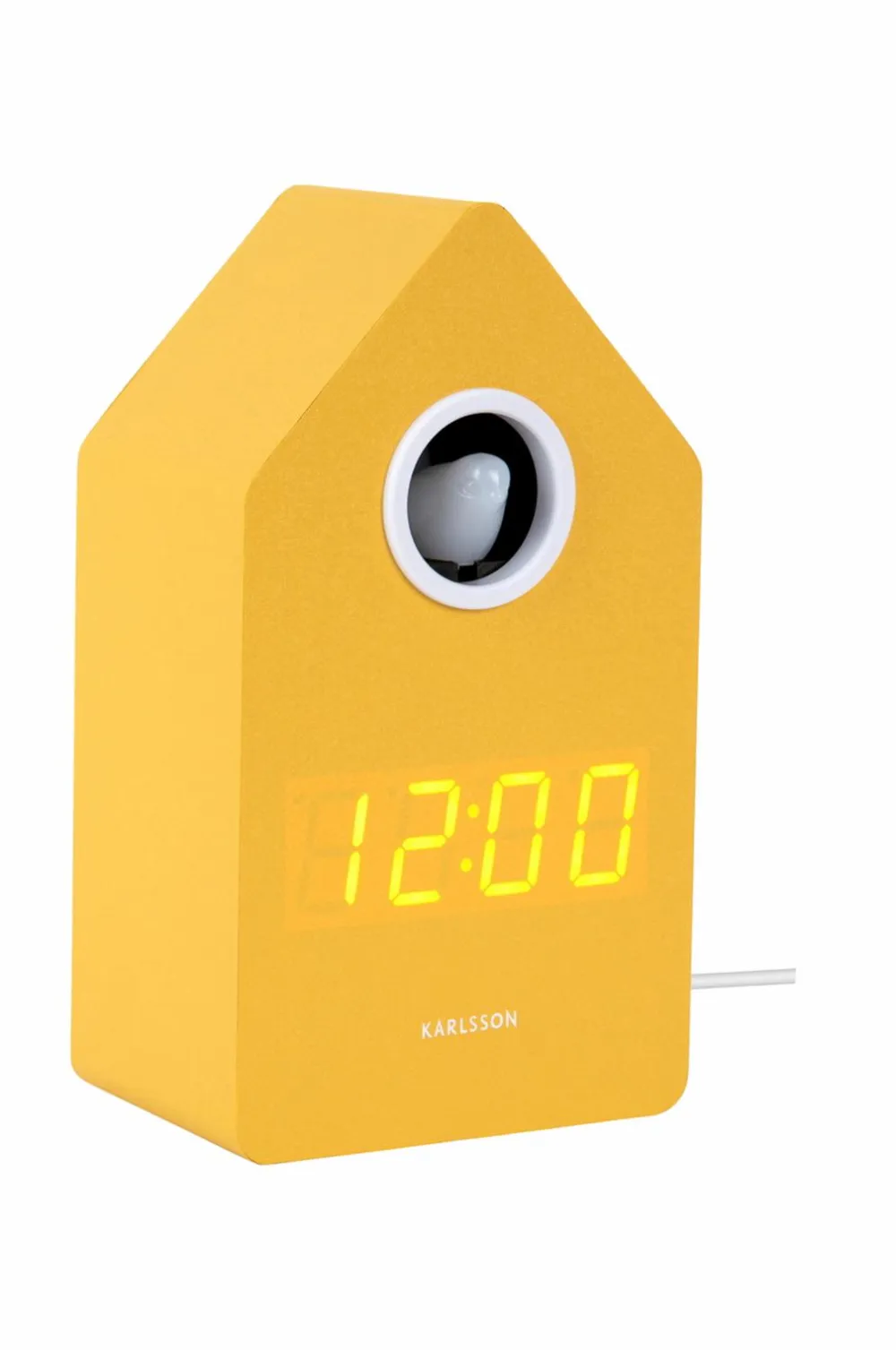 Karlsson Vækkeur Cuckoo -LED Mango gul New