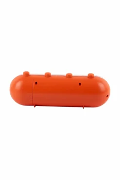 Karlsson Vækkeur Retro Tube Calendar Flip Lys orange