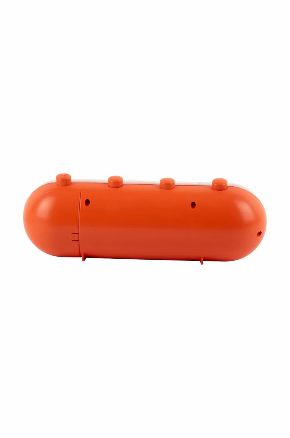 Karlsson Vækkeur Retro Tube Calendar Flip Lys orange