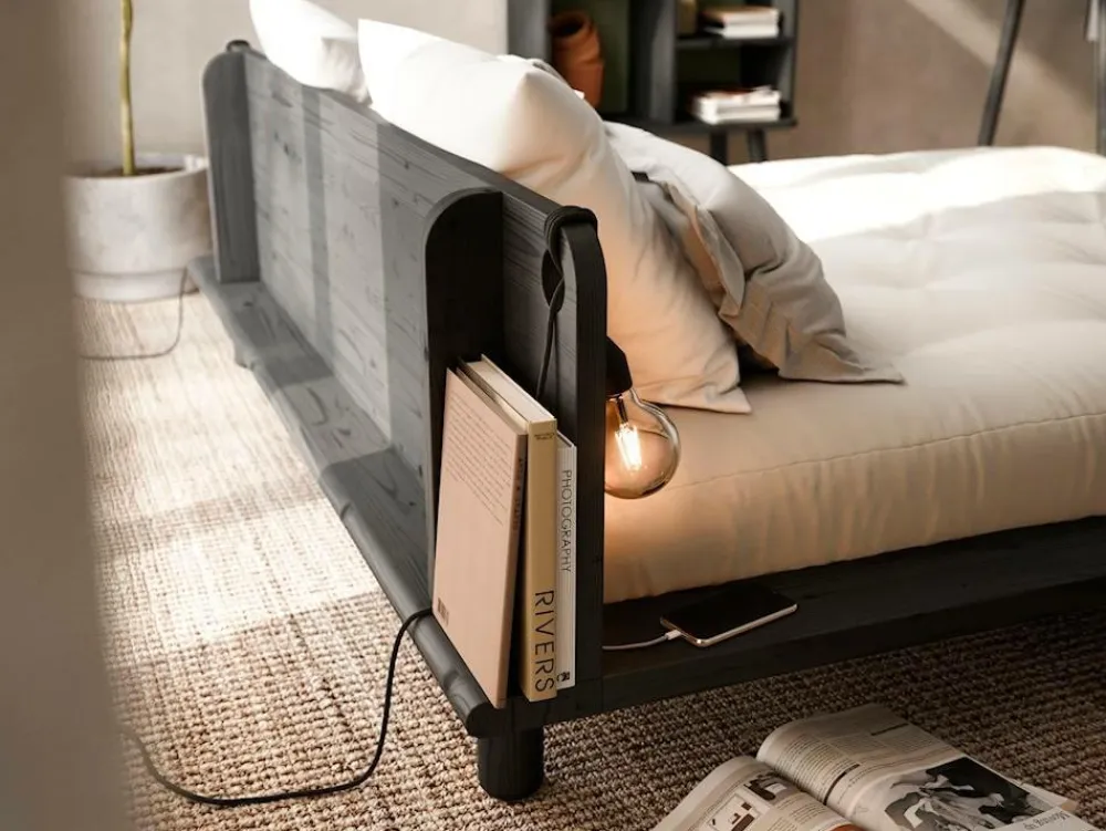 Karup Design Senge & Madrasser>Peek Bed Sort lakeret