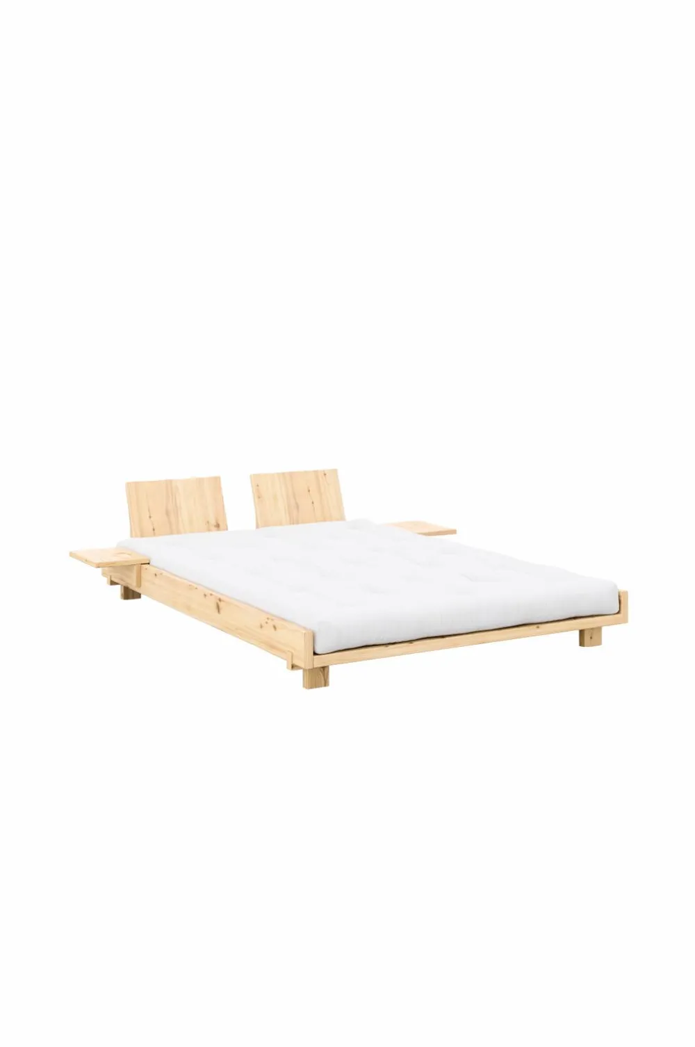 Karup Design Social Bed W. 2 Pcs Back Rests And 2 Pcs Side Tables Klart lakeret