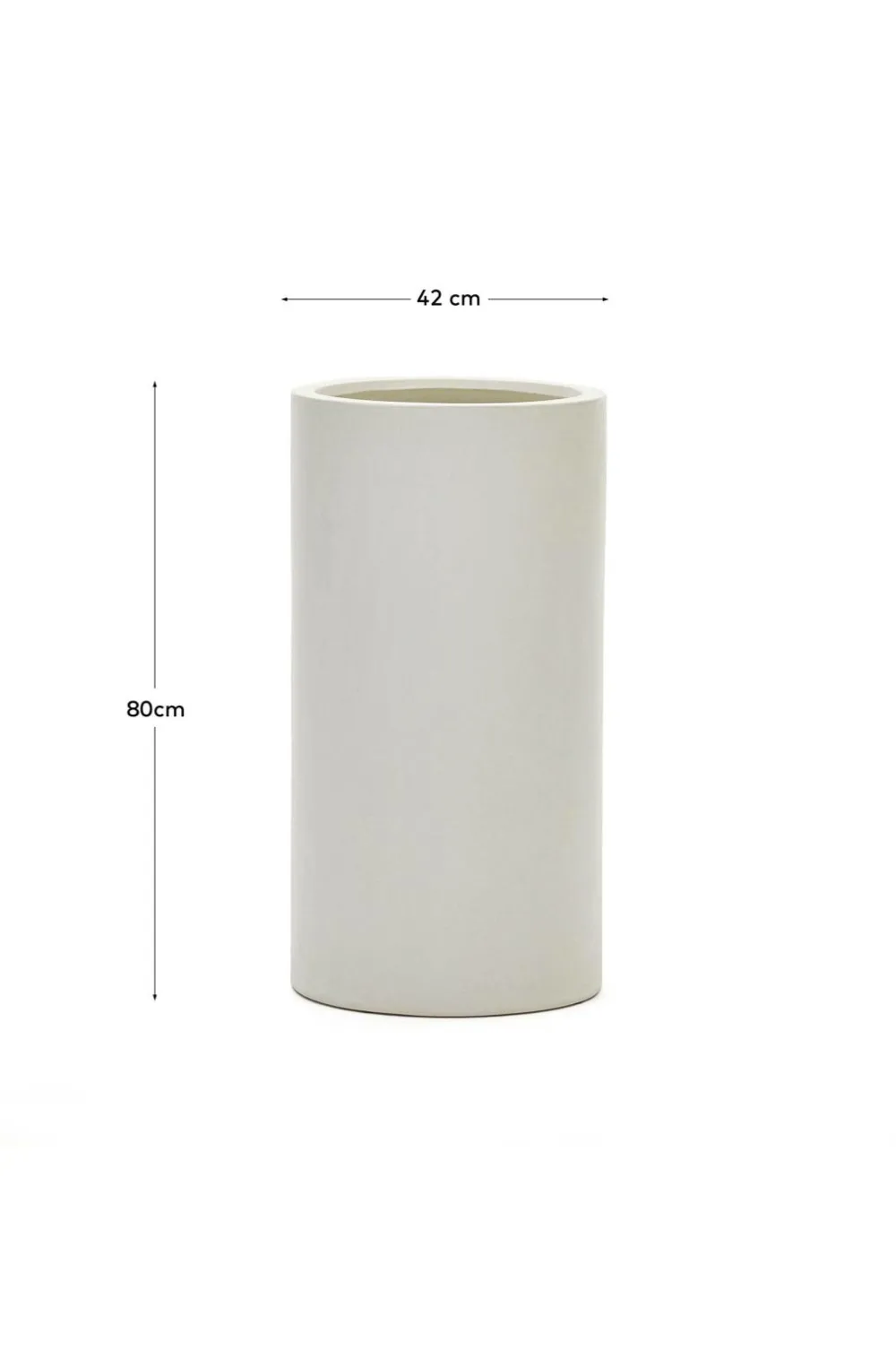 Kave Home Planter & Blomster>Krukke Aiguablava Hvid