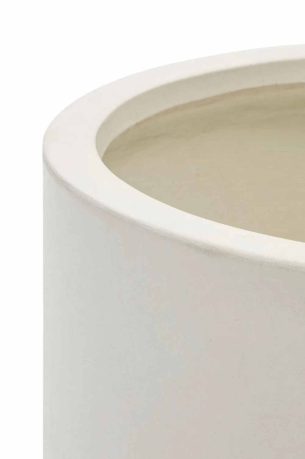 Kave Home Planter & Blomster>Krukke Aiguablava Mat hvid hvid