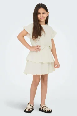 KIDS ONLY Nederdel kogThyra Life Layered Skirt Wvn Tofu Hot