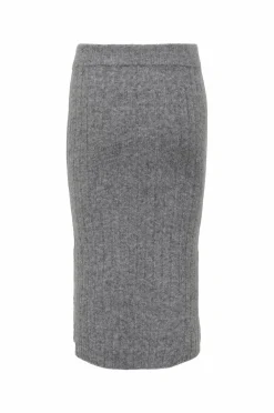 KIDS ONLY Nederdele>Nederdel kogJeanett Life Rib Medium grey melange