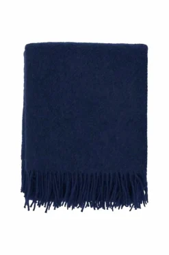 Klippan Yllefabrik Plaid Gotland Navy Clearance