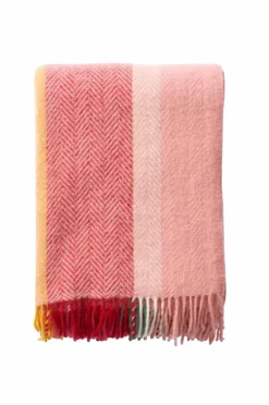 Klippan Yllefabrik Plaid Birka Blomst Clearance