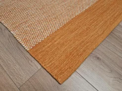 KM Home Bomuldstæppe Alva Orange Sale