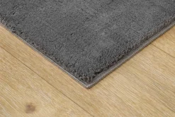 KM Home Gulvtæppe Soft Grafit Best