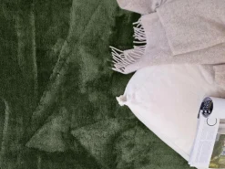 KM Home Ryatæppe Cozy Grøn Outlet