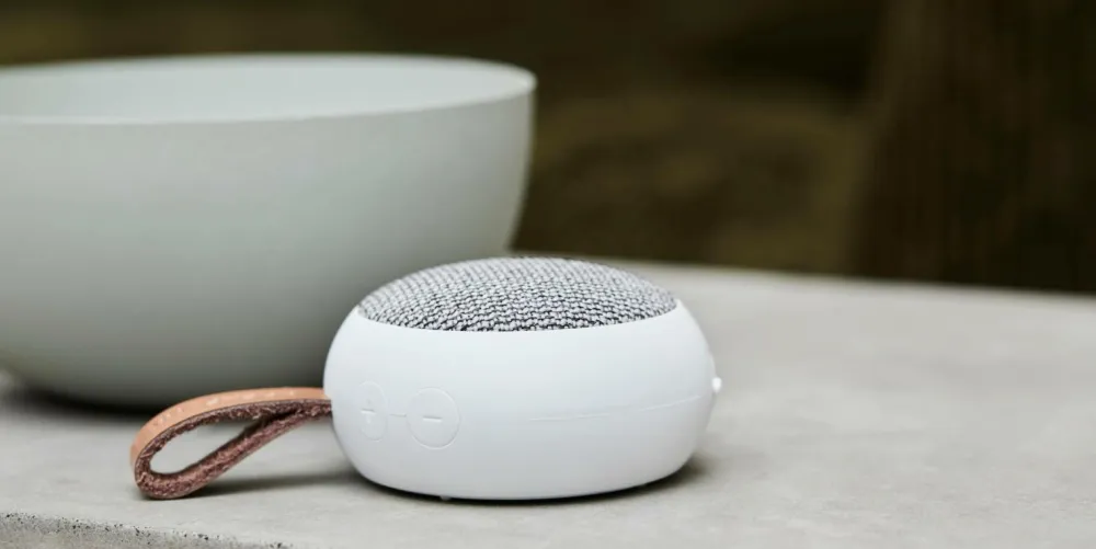 Kreafunk Tv, Lyd & Det Smarte Hjem>Bluetooth-højttaler aGo II Fabric WHITE