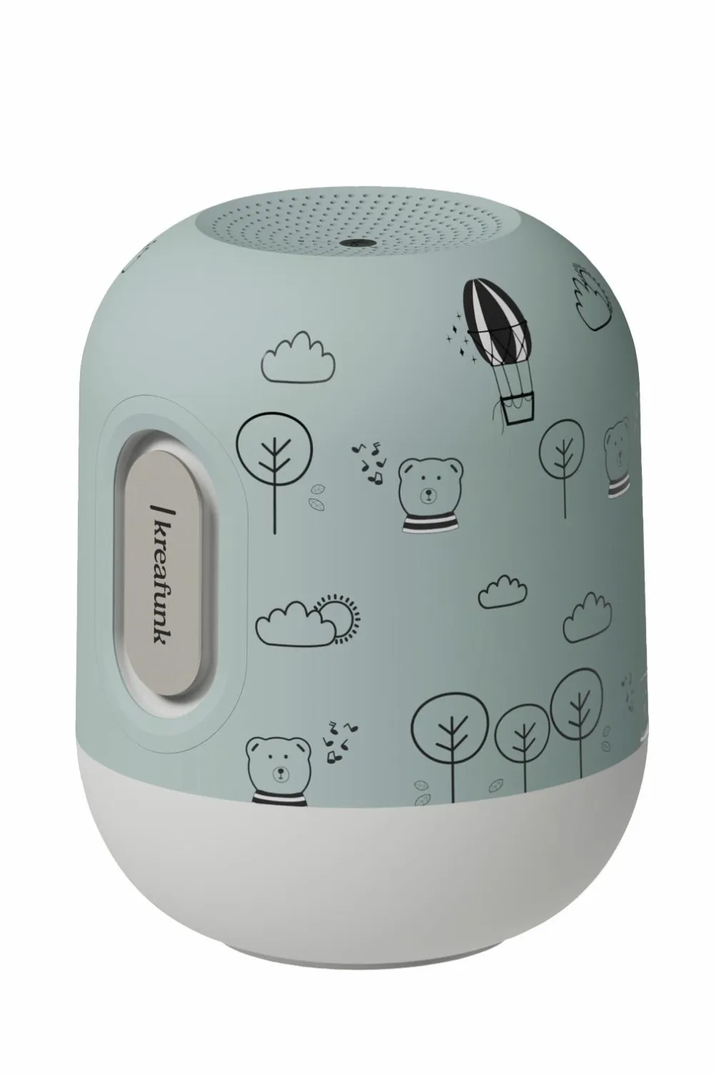Kreafunk Bluetooth-højttaler/LED-lampe Glowie Støvet grøn Sale