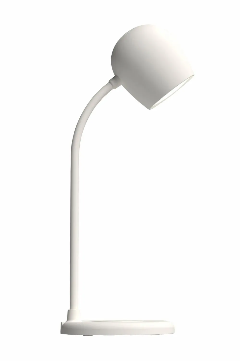 Kreafunk Bordlamper>LED-lampe/højttaler/Qi Ellie Hvid
