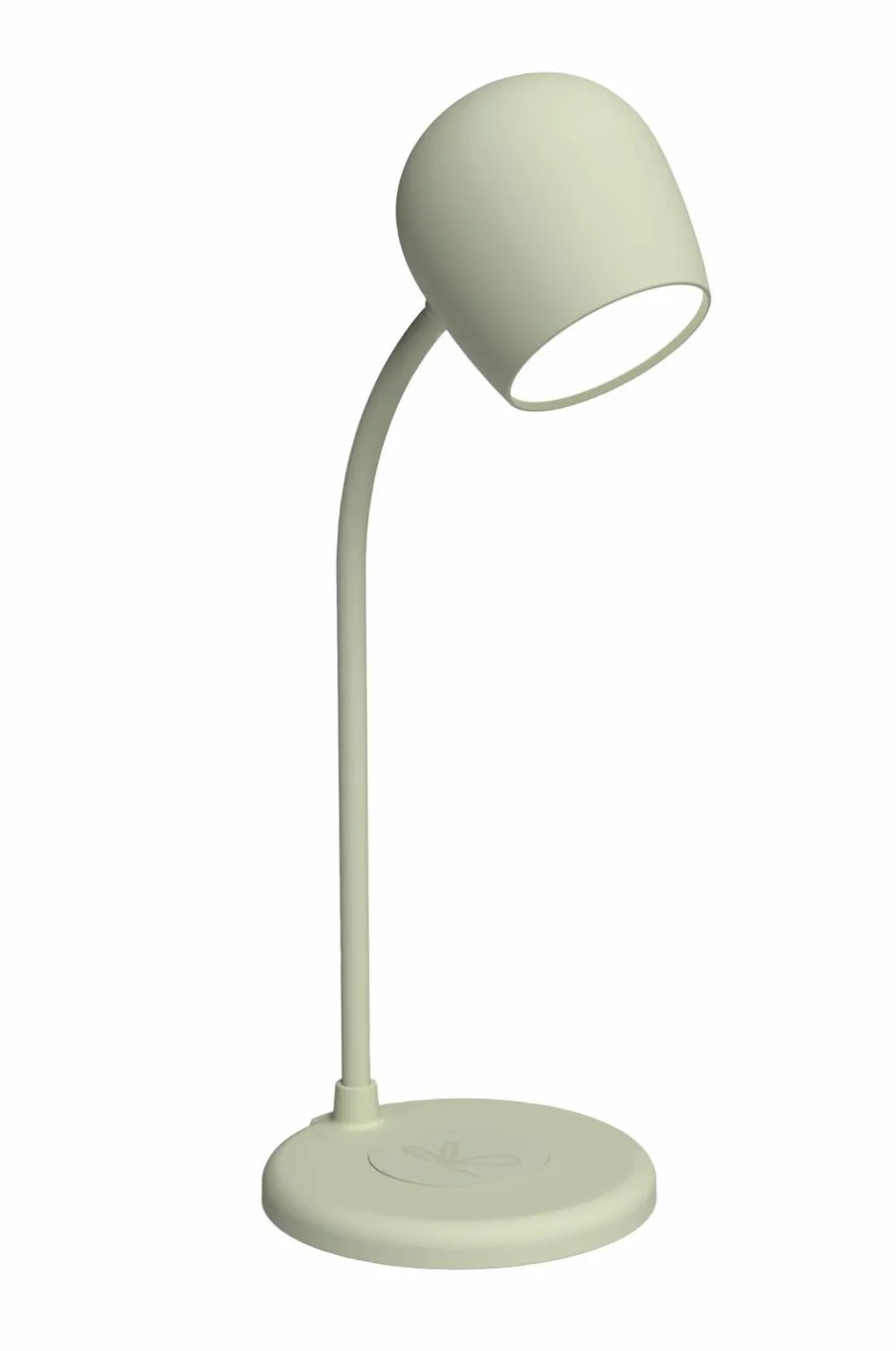 Kreafunk Bordlamper>LED-lampe/højttaler/Qi Ellie Støvet oliven