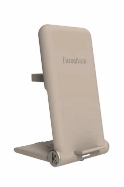 Kreafunk Trådløs Opladningsholder 3 enheder reCHARGE+ Ivory sand Best